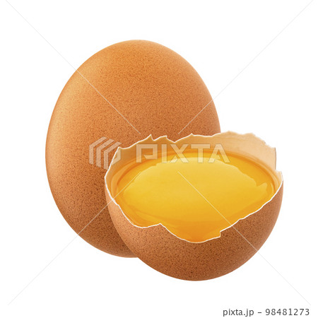 Brown eggs isolated on white background Brown eggs isolated on white background 98481273