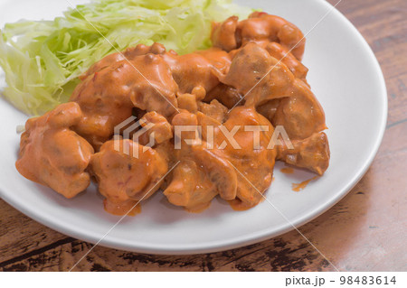 鶏肉のオーロラソース 98483614