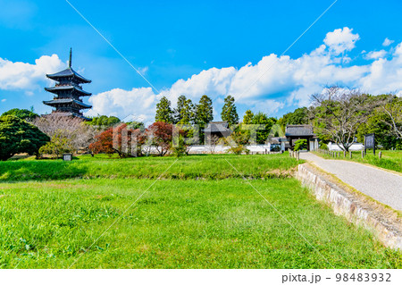 岡山県 備中国分寺 遠景 岡山県 備中国分寺 遠景 98483932