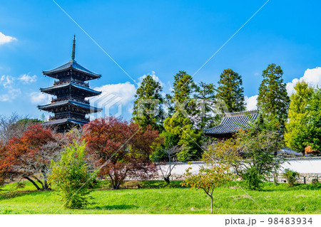 岡山県 備中国分寺 五重塔 遠景 岡山県 備中国分寺 五重塔 遠景 98483934