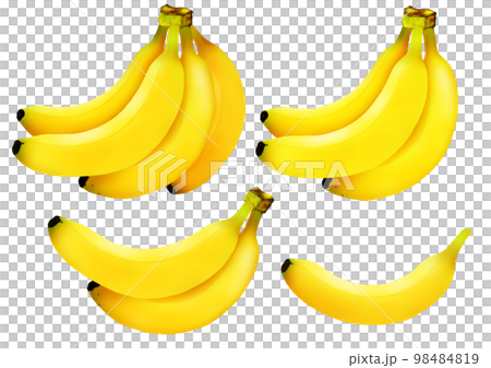 Set of different number of bananas 98484819