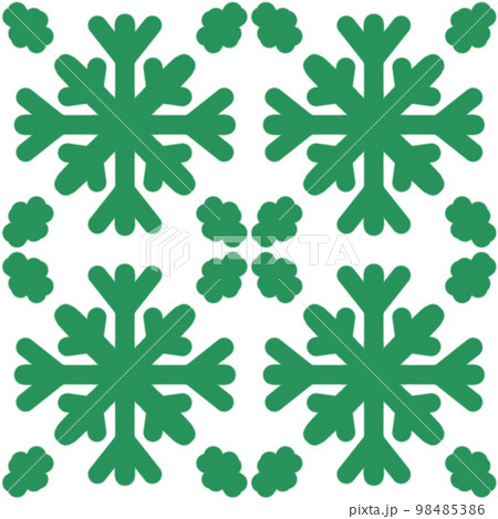 手書きのタイル柄背景 98485386