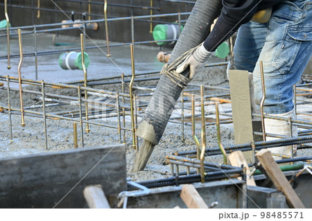 住宅建築基礎工事・コンクリート打設工事 住宅建築基礎工事・コンクリート打設工事 98485571