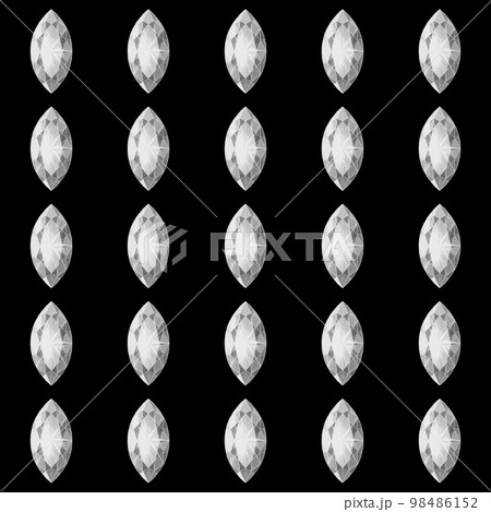 誕生石のイラスト、マーキスカットのダイヤモンドのイラスト、宝石の背景イラスト 誕生石のイラスト、マーキスカットのダイヤモンドのイラスト、宝石の背景イラスト 98486152