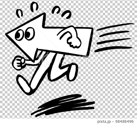 arrow running fast arrow running fast 98486496