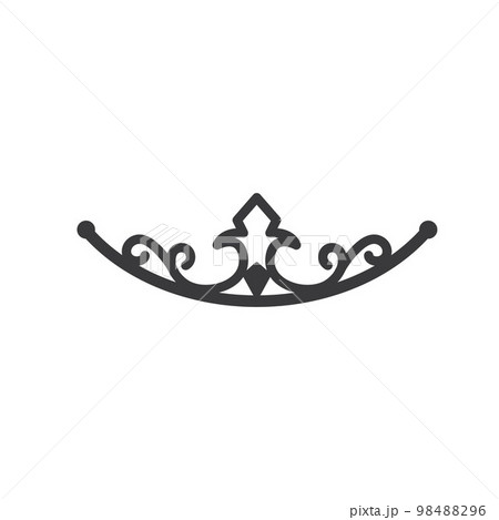 black princess crown element vector concept design template black princess crown element vector concept design template 98488296