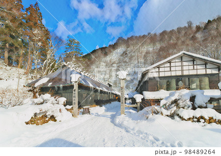 鶴の湯温泉　乳頭温泉郷 98489264