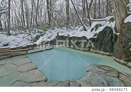 鶴の湯温泉別館山の宿 露天風呂 乳頭温泉郷 鶴の湯温泉別館山の宿 露天風呂 乳頭温泉郷 98489275