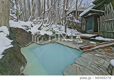 鶴の湯温泉別館山の宿 露天風呂 乳頭温泉郷 鶴の湯温泉別館山の宿 露天風呂 乳頭温泉郷 98489278