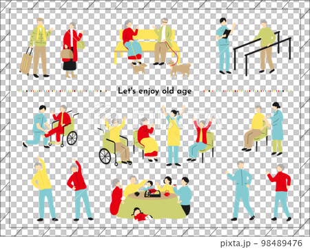 Life in old age set Life in old age set 98489476