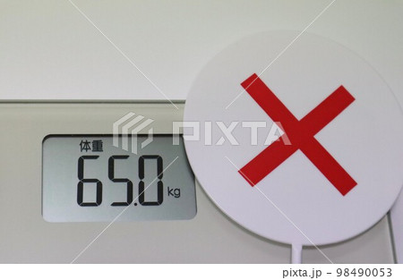 体重の増加をイメージ 体重の増加をイメージ 98490053