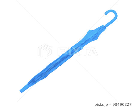 ビニール傘閉ブルー 98490827