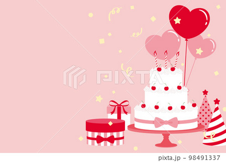 誕生日、バレンタインデー、結婚式向けのかわいらしいアイコンセット 98491337