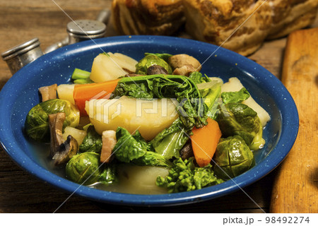 芽キャベツと菜の花のポトフー 98492274