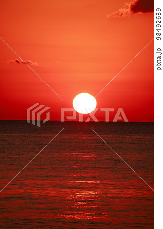 日の出の太陽　太陽　日出 98492639