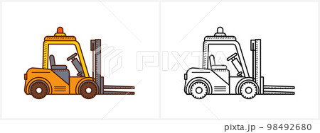 loader coloring page