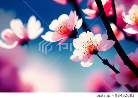 八重桜　段咲 98492682