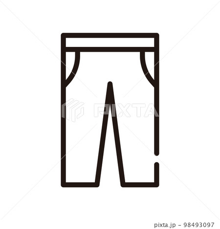 パンツ　ズボン　アイコン 98493097