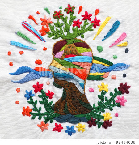 human head meditate mind mental health yoga spiritual healing abstract energy meditation connect the universe illustration design embroidery art craft handmade leisure hobby floral flower pattern human head meditate mind mental health yoga spiritual healing abstract energy meditation connect the universe illustration design embroidery art craft handmade leisure hobby floral flower pattern 98494039