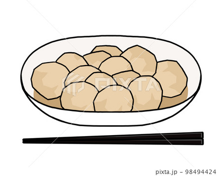 里芋の煮っころがしのイラスト 里芋の煮っころがしのイラスト 98494424