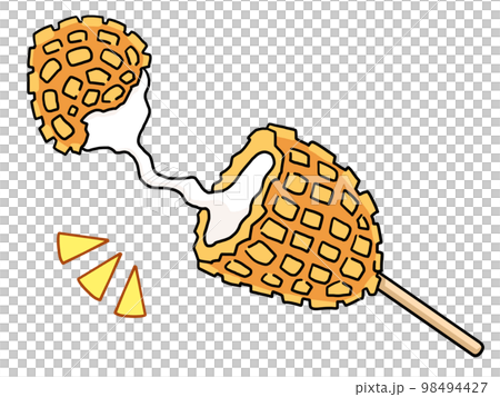 チーズハットグのイラスト 98494427