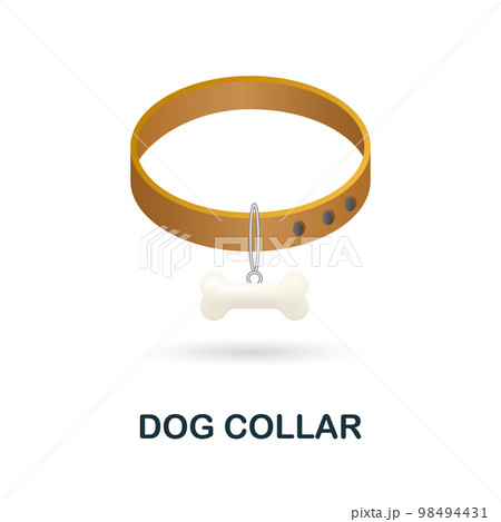 Dog Collar icon. 3d illustration from home pets collection. Creative Dog Collar 3d icon for web design, templates, infographics and more 98494431