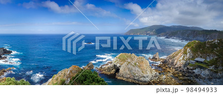 Ortigueira cliffs and atlantic ocean, Galicia, Spain 98494933