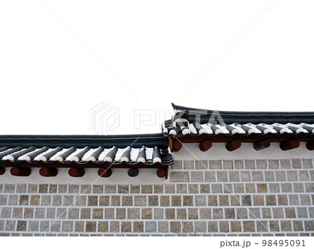 塀 フェンス 石垣 98495091