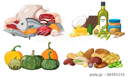 Set of healthy food Set of healthy food 98495242