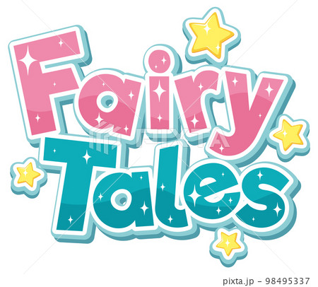 Fairy tales text for banner design 98495337