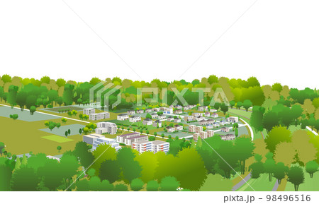 美しい街並みと楽しい暮らし。人々が明るく楽しく暮らせる街づくり。 98496516