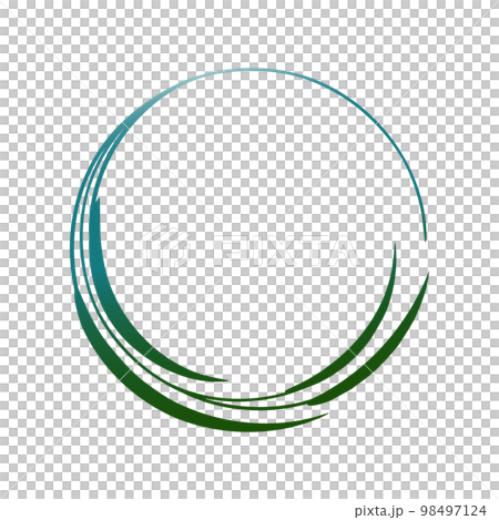 A pen with an image like an ear of rice 98497124