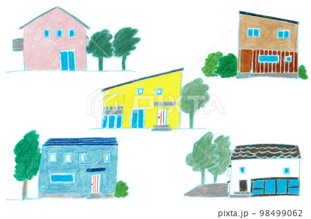 住宅のセット 98499062