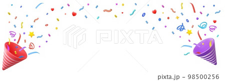 3D of party popper 98500256