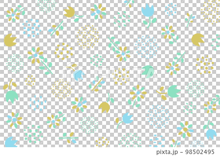 花柄のイラスト 花柄のイラスト 98502495