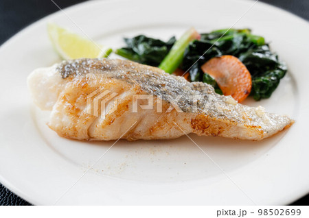 洋風まだらの醤油バタームニエル 洋風まだらの醤油バタームニエル 98502699