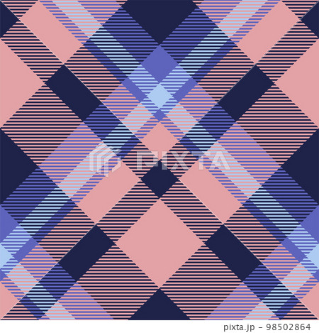 Plaid pattern vector. Check fabric texture. Seamless textile design for clothes, paper print. 98502864