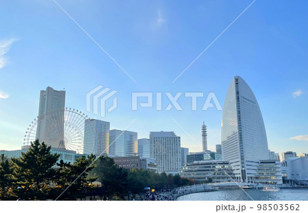 横浜みなとみらいの風景 98503562