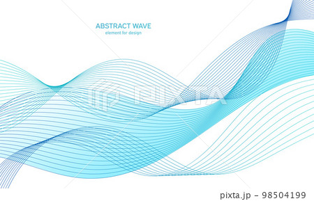 Abstract colorful wave element for design. Digital frequency track equalizer. Stylized line art background.Vector illustration.Wave with lines created using blend tool.Curved wavy line, smooth stripe Abstract colorful wave element for design. Digital frequency track equalizer. Stylized line art background.Vector illustration.Wave with lines created using blend tool.Curved wavy line, smooth stripe 98504199
