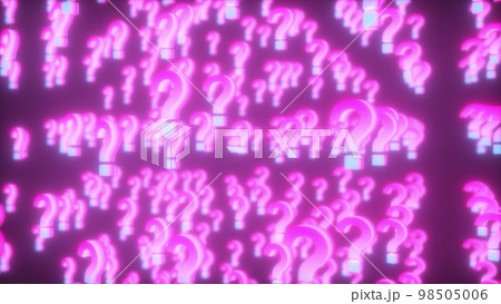 Neon questions marks Neon questions marks 98505006