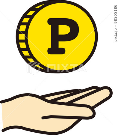 ポイント活動／ポイント運用／お金／節約／貯金（アイコン・ベクター） 98505186