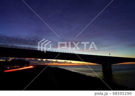 阿波しらさぎ大橋 マジックアワー 阿波しらさぎ大橋 マジックアワー 98505290