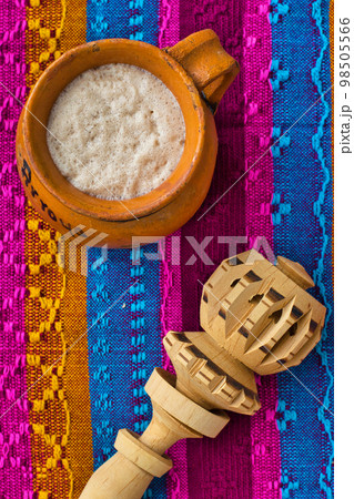 メキシコのチョコラーテとモリニージョ 98505566