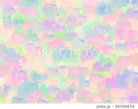 油絵風:筆先を置いて塗り重ねたようなペイント 油絵風:筆先を置いて塗り重ねたようなペイント 98506658