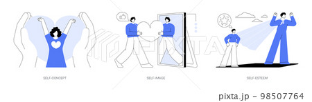 Personal image abstract concept vector illustrations. 98507764
