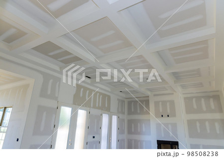 Plastering drywalling of new house under construction has been completed is ready to paint 98508238