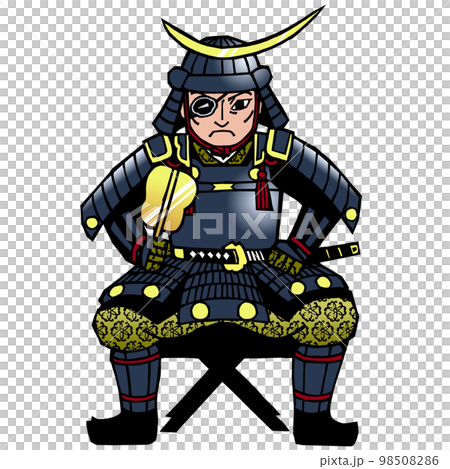 戦国武将・伊達政宗のイラスト素材 [98508286] - PIXTA