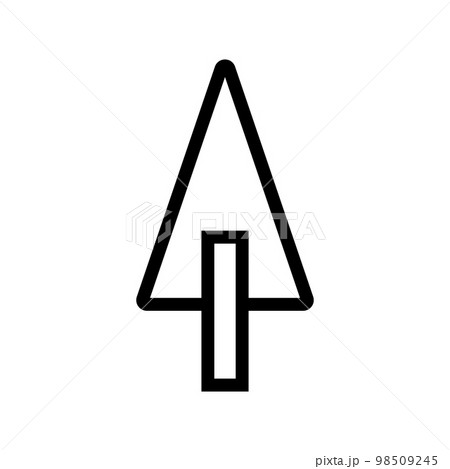 Forest tree icon line isolated on white background. Black flat thin icon on modern outline style. Linear symbol and editable stroke. Simple and pixel perfect stroke vector illustration Forest tree icon line isolated on white background. Black flat thin icon on modern outline style. Linear symbol and editable stroke. Simple and pixel perfect stroke vector illustration 98509245