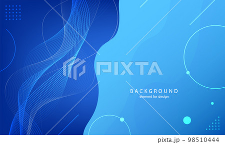 Abstract wave background. Element for design. Digital frequency track equalizer. Stylized line art. Curved wavy line smooth stripe. Vector 98510444