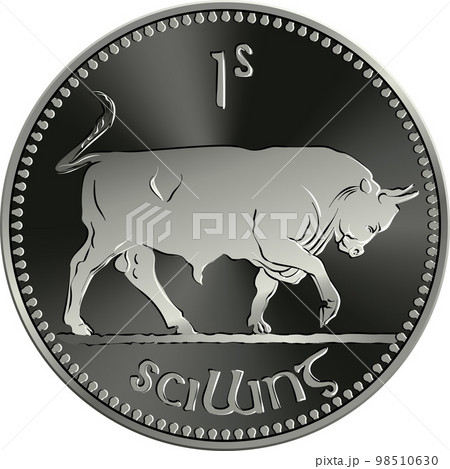 Irish money Pre-decimal Shilling coin Irish money Pre-decimal Shilling coin 98510630